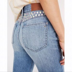 Madewell Perfect Vintage Jean Floral Embroidered